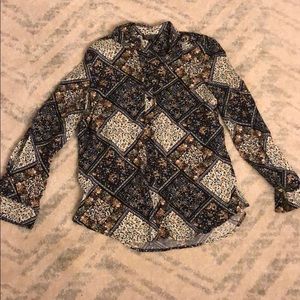 Women’s Topshop Button-down Blouse